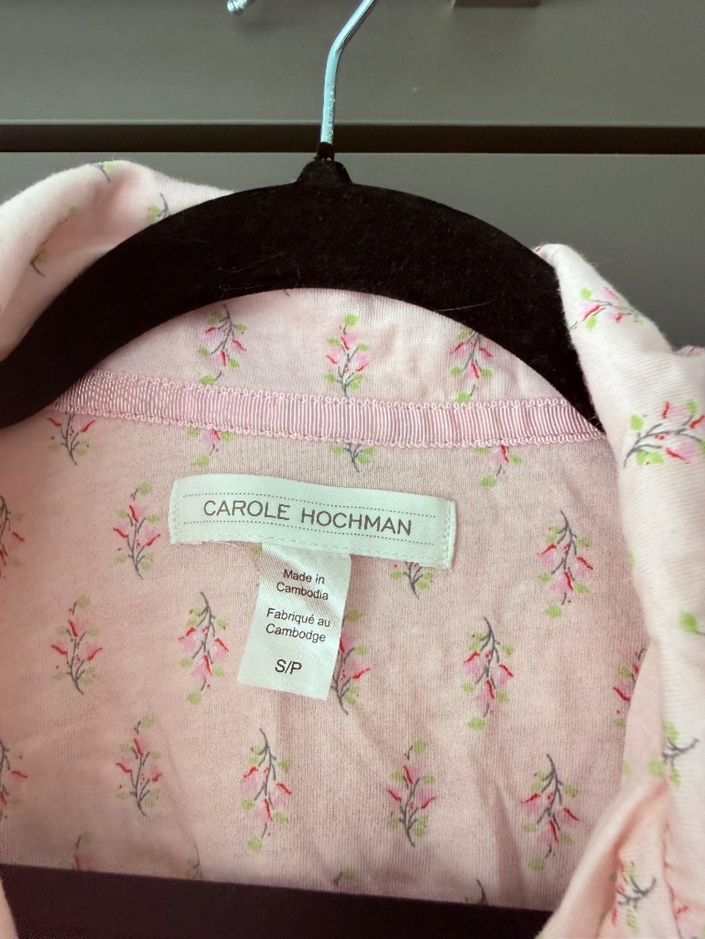 Carole Hochman Pink Pajama Set Women’s Size S 2 Piece Sleepwear 100% cotton - Picture 4 of 9